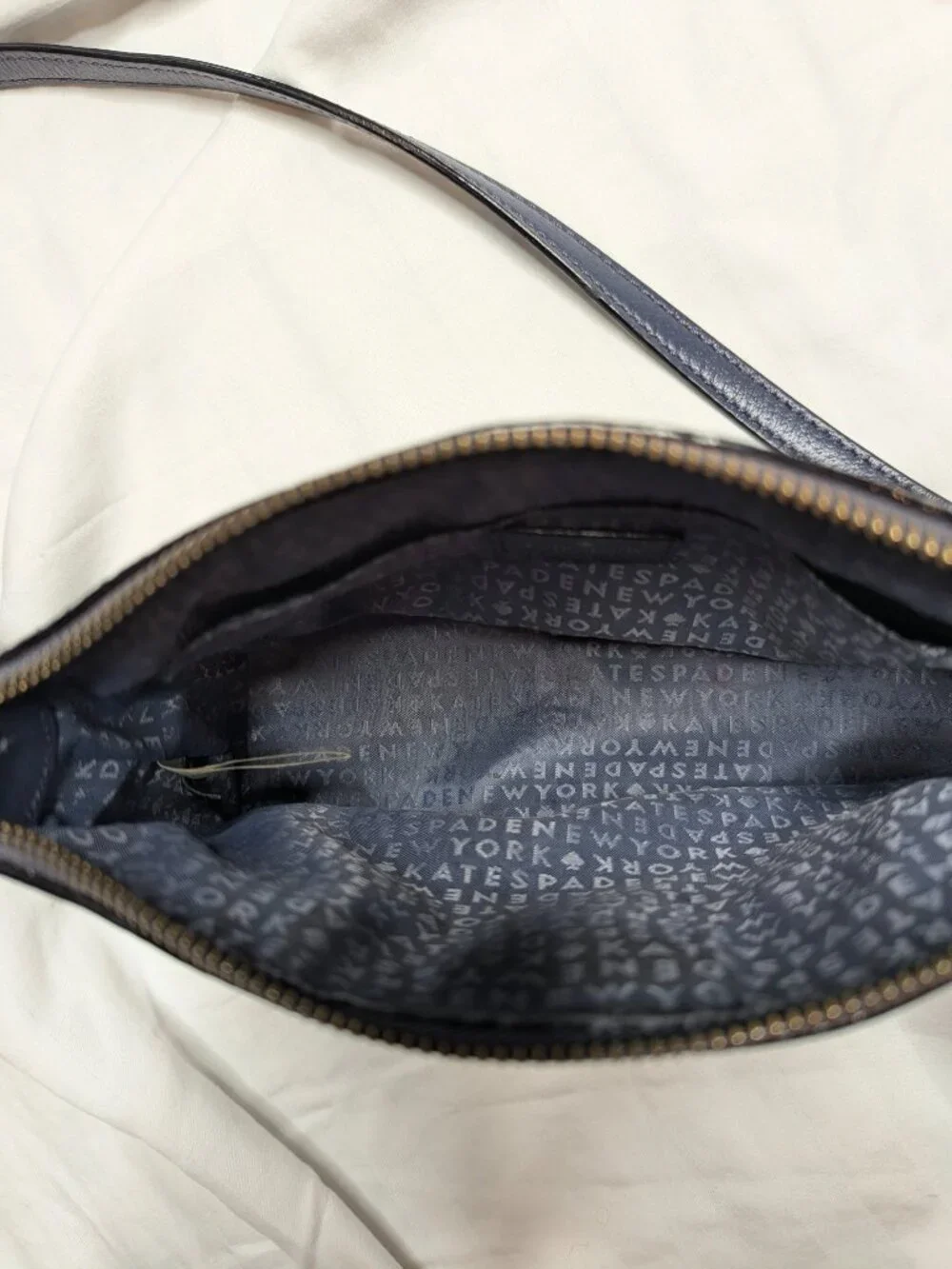 Kate Spade Grove Street Millie Crossbody bag in Gray-Blue, matching change purse